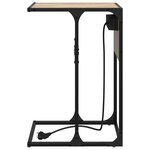 vidaXL Table de chevet Chêne sonoma Bois d'ingénierie