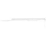 vidaXL Auvent Blanc 4 5 × 3 5 m Métal