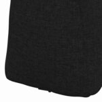 vidaXL Coussin de Dos Noir 45 x 24 x 50 cm tissu