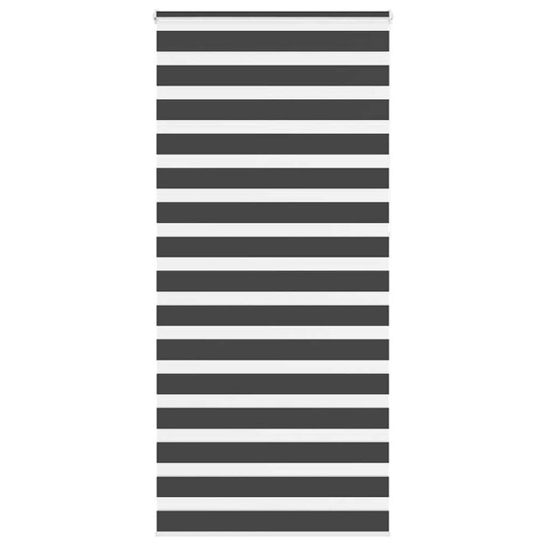 vidaXL Store zèbre noir 100x230 cm largeur du tissu 95 9 cm polyester