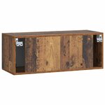 vidaXL Meuble TV mural Bois ancien 78 5 x 31 x 30 cm Bois d'ingénierie