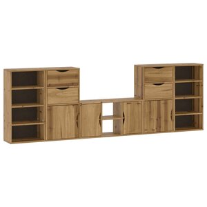 vidaXL Meubles TV 5 Pièces avec rangement ODDA bois de pin massif