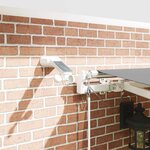 vidaXL Auvent Blanc 5 x 3 m Métal