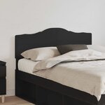 vidaXL Tête de lit Chêne noir 135 cm Bois d'ingénierie