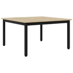 vidaXL Table basse Sonoma 80 x 80 x 45 cm Bois d'ingénierie