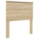 vidaXL Cadre de lit Sonoma 90 x 190 cm Bois de pin massif