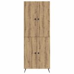 vidaXL Ensemble de Meubles 2 Pièces Chêne artisanal Bois d'ingénierie