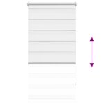 vidaXL Store 60 x 120 cm Blanc