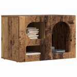 vidaXL Meuble TV Bois ancien 60 x 35 x 40 cm Bois d'ingénierie