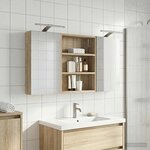 vidaXL Ensemble de Meubles de Salle de Bain 3 Pièces 100 x 10 5 x 50 cm