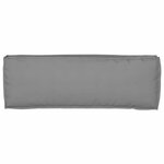 vidaXL Coussin pour banc de palette Gris 120 x 40 x 8 cm Tissu Oxford