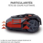 Robot tondeuse connecté RoboCut XXL900 station de recharge 900 m² capteur pluie - WiFi & BT