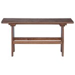 vidaXL banc Naturel 100 x 30 x 51 cm Bois massif de récupération