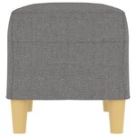 vidaXL Banc Gris foncé 70x35x41 cm Tissu