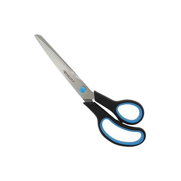 WESTCOTT Ciseaux Easy Grip  longueur: 247 mm  bleu/noir