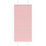 vidaXL Store plissé rose 55x150 cm largeur du tissu 54 4 cm polyester