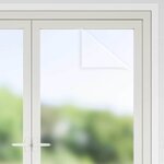 vidaXL Film de fenêtre statique Gris dépoli 60 x 2000 cm PVC