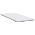vidaXL Coussins de Matelas Blanc 120 x 200 cm
