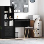 vidaXL Bureau Chêne noir 70 x 40 x 76 cm Bois d'ingénierie