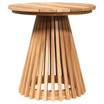 vidaXL Table de jardin d'appoint Marron 50 x 50 x 49 5 cm