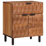 vidaXL Cabinet de chevet Marron 50 x 33 x 60 cm Bois de mangue massif