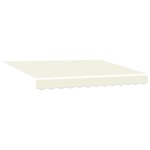 vidaXL Store rétractable automatique crème 300x250 cm