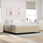 vidaXL Lit à ressorts Vert gris 180 x 200 cm Tissu en velours côtelé