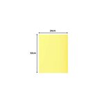 Paquet de 50 chemises 2 rabats SUPER 250 - 24x32cm Jaune Canari EXACOMPTA