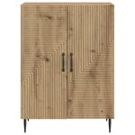vidaXL Buffet Chêne artisanal 66 x 34 5 x 89 5 cm Bois d'ingénierie