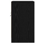 vidaXL Cabinet de chevet Chêne noir 38 x 34 x 61 cm Bois d'ingénierie