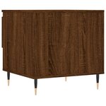 vidaXL Table basse chêne marron 50x46x50 cm bois d'ingénierie