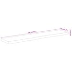 vidaXL Dessus de table 180x30x3 8 cm rectangulaire bois massif acacia