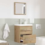 vidaXL Cabinet de salle de bain 41 x 38.5 x 48 cm Bois d'ingénierie