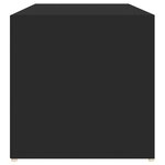 vidaXL Banc à chaussures Noir 105x35x35 cm Aggloméré