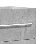 vidaXL Armoire d'évier Gris béton 100x38 5x48 cm Aggloméré