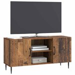 vidaXL Meuble TV Bois ancien 102 x 34 5 x 50 cm Bois d'ingénierie
