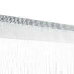 vidaXL Rideau en fils 2 Pièces 100 x 250 cm Blanc