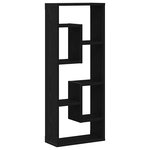 vidaXL Étagère murale en chêne noir 36 x 16 x 90 cm  bois d'ingénierie