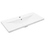 vidaXL Armoire lavabo avec bassin intégré vieux bois