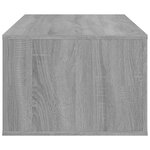 vidaXL Table basse Sonoma gris 100x50 5x35 cm Bois d'ingénierie