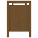 vidaXL Banc d'entrée Marron miel 110x40x60 cm Bois de pin massif