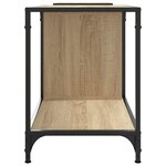 vidaXL Meuble TV chêne sonoma 203x37x50 cm bois d'ingénierie
