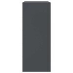 vidaXL Buffet haut anthracite 67x39x95 cm acier