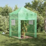 vidaXL Serre avec toit Vert 200 x 200 x 300 cm Acier