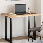 vidaXL Dessus de table rectangulaire 80x70x2 cm bois massif d'acacia