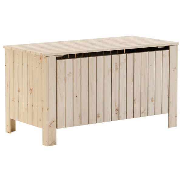 vidaXL Boîte de rangement avec couvercle RANA bois massif de pin