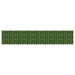 vidaXL Écran de balcon avec feuilles Vert 400 x 75 cm