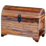 vidaXL Coffre de rangement Bois de récupération massif