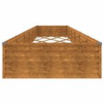 vidaXL Lit surélevé de jardin 579 x 100 x 36 cm acier corten