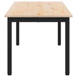 vidaXL Table basse Naturel 100 x 50 x 45 cm Bois de pin massif